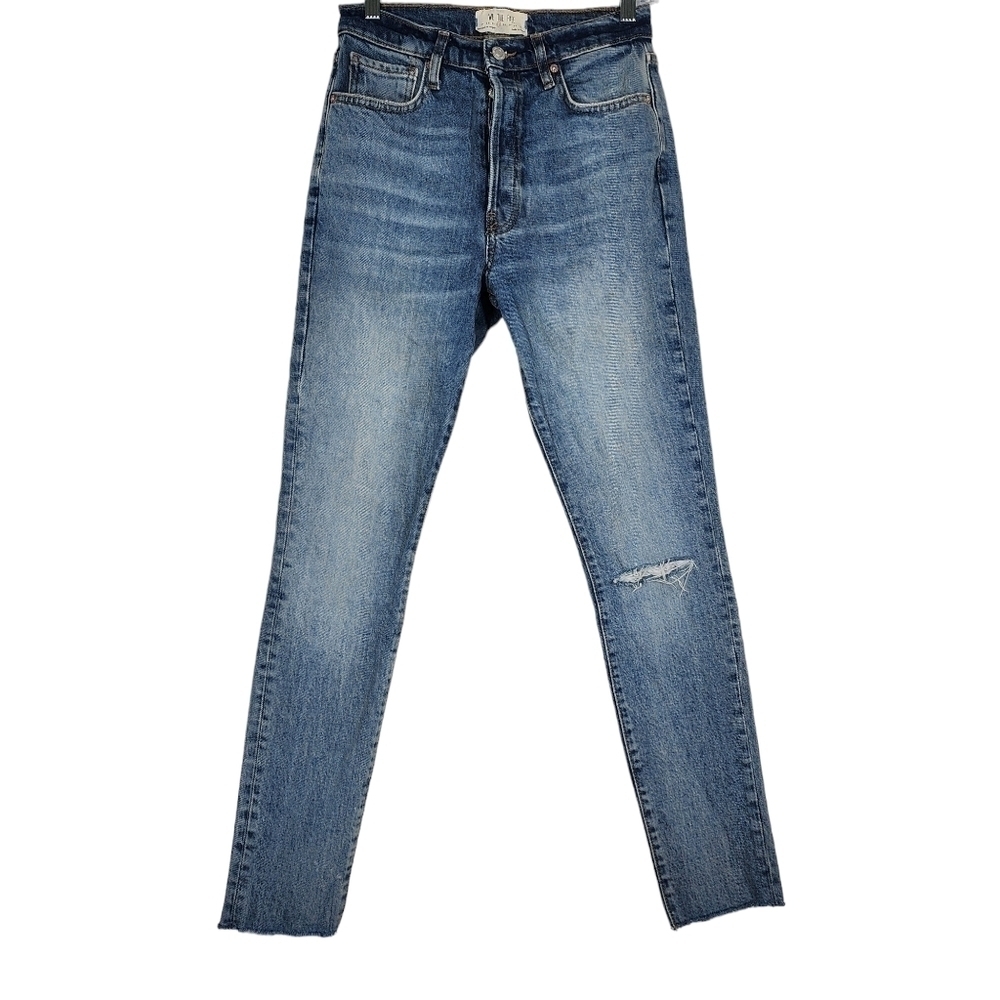 WE THE FREE BUTTON FLY SKINNY JEANS